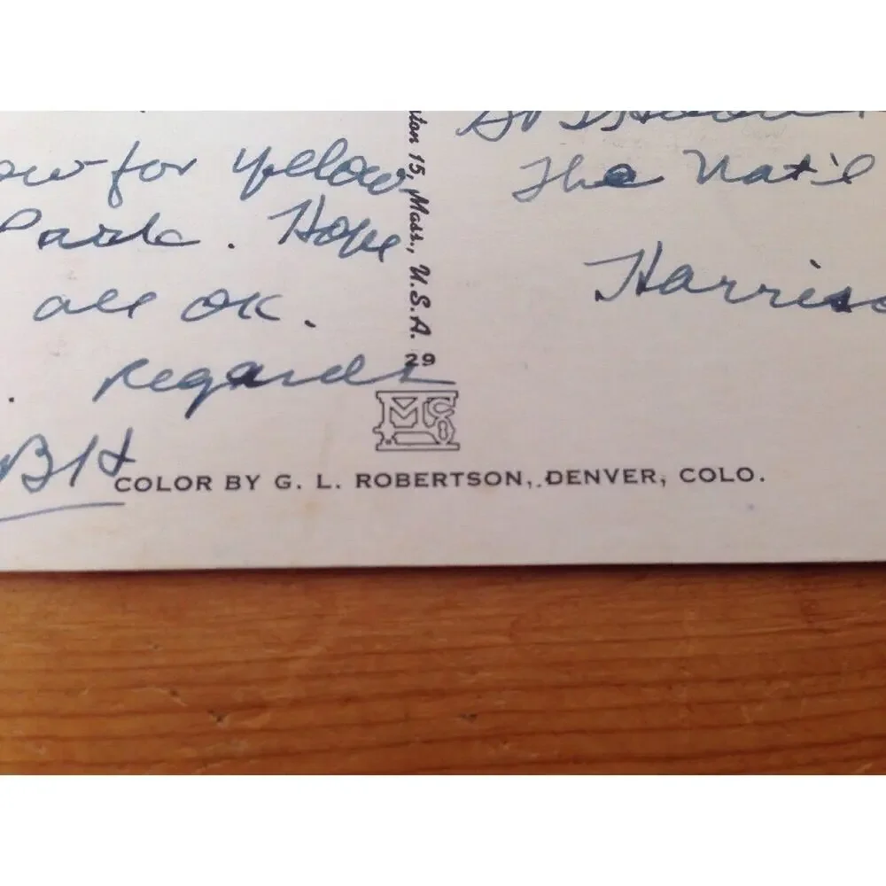 1955 Vintage Mckee Plastichrome Butte Montana Copper Mine Posted Color Postcard